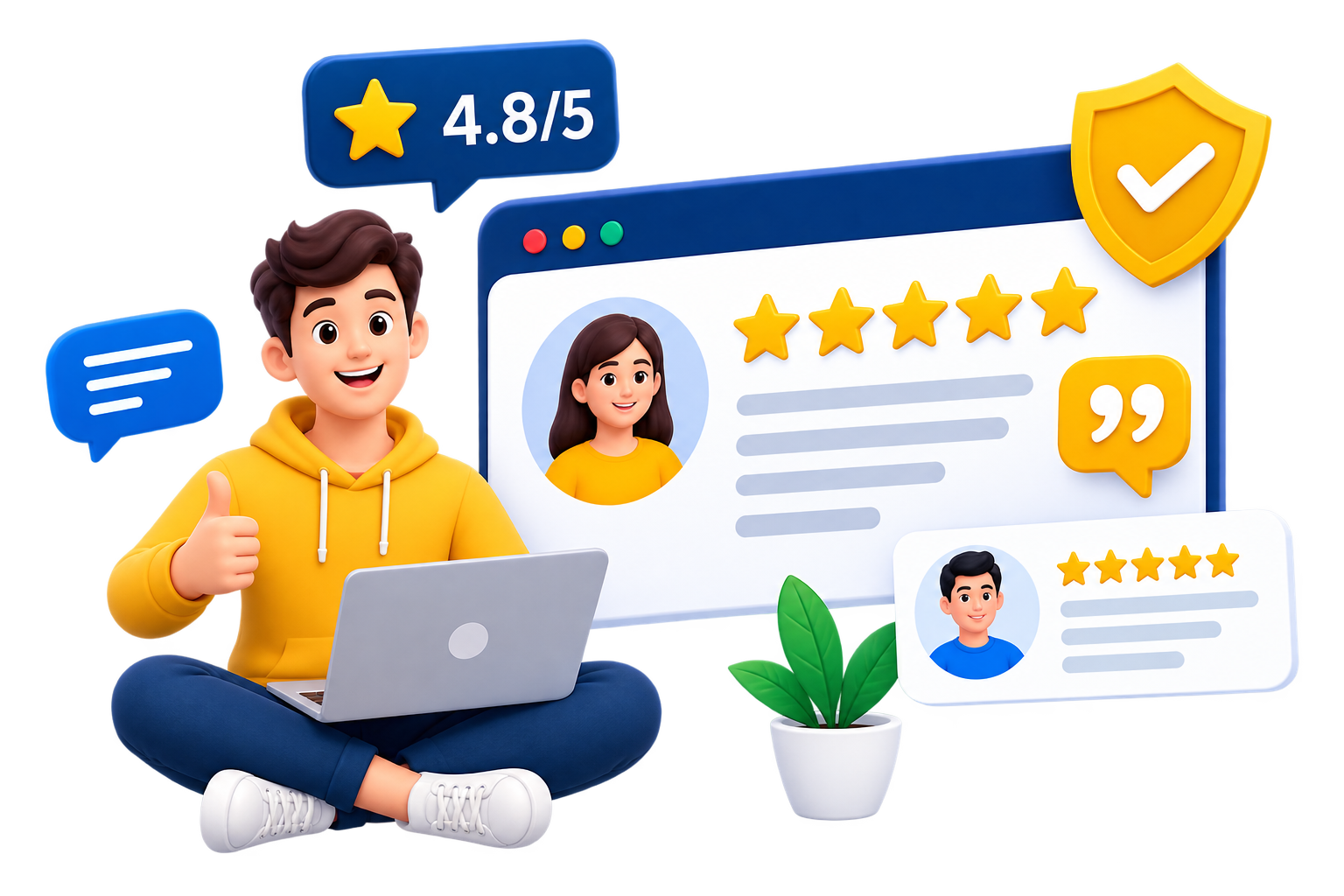 Students rating their learning experience
